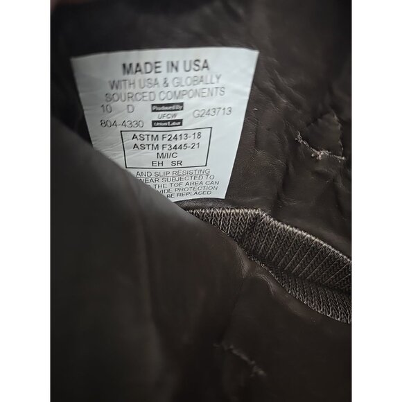 Thorogood Men's 11" Steel Toe WP Western Wellington Work Boot USA 804-4330 10D - Picture 5 of 7